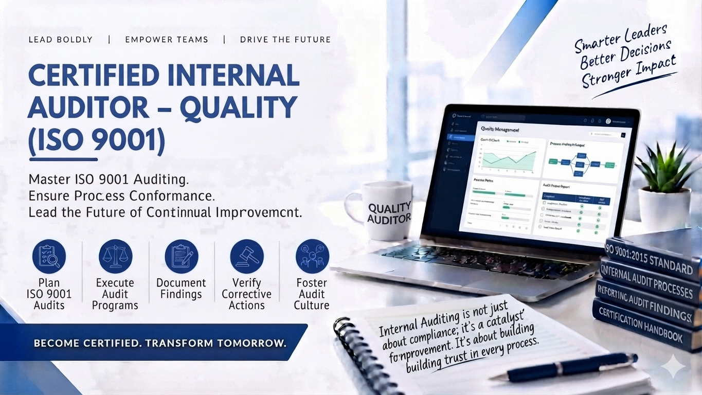 Certified Internal Auditor – Quality (ISO 9001)
